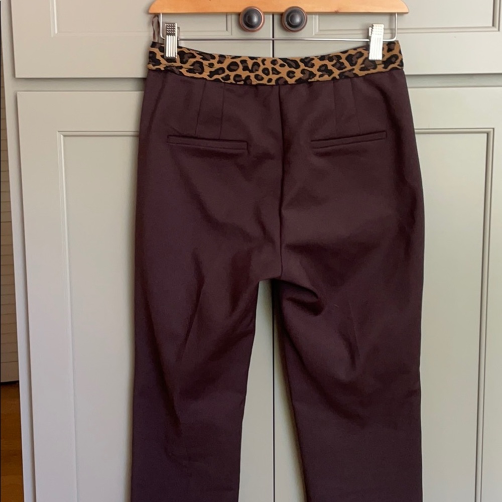 Adl Elastic Animal Print Waist Band Pants